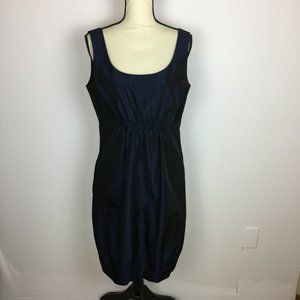 Zara Basic Dress Size L Womans Navy Blue Sleeveless Scoop Neck Casual party